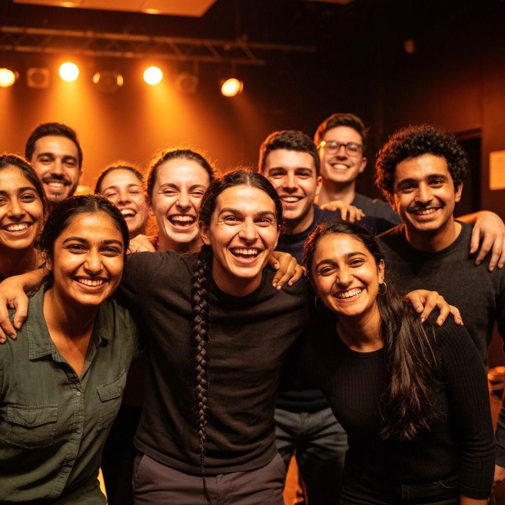 Alunos do Teatro na Prática